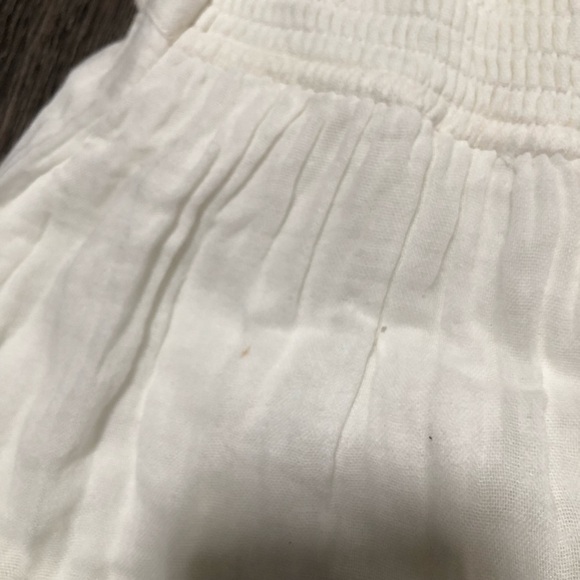 Abercrombie Kids White Halter Sequin Eyelet Lace Ruffle Hem Dress 7/8 Boho Beach - Picture 10 of 10